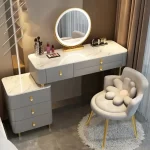 Beauty Modern Vanity Table Storage Simple Nordic Classic Vanity Table Elegant Makeup Luxury Schminktisch Bedroom Furniture - Image 4