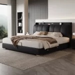 Bedroom Storage Bed Modern Corium Wedding Luxury Bed Corium Double Recamaras Matrimoniales Completas Muebles Home Furniture - Image 4