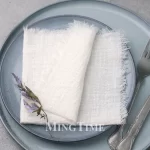 20pcs 32x32cm Cotton Gauze Table Napkins Bohemian Wedding Decor Vintage Western Style Bridal Party Dinner Cloth Accessories - Image 13