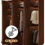 Nordic Modern Organizer Bedroom Closet Clothes Storage Wooden Roupeiros De Quarto Furniture Hanging Clothes Adults Wardrobes - Image 4