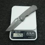 LEMIFSHE Made Dixon Titanium Handle 154CM Ceramic Bearing Pocket EDC Tool Kitchenware Fish Hunting Camping Outdoor Folding Knife - Image 11