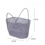 Swimming Bathing Handle Basket Student Bathing Basket Toilet Storage Hoppet Large Capacity Bathroom Storage Baskets Bath Basket - Image 16