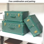 Clothes Storage Boxes Lids Large Capacity Bedroom Storage Boxes Makeup Stationery Organizers Box Toy Props Handicrafts Home - Image 4