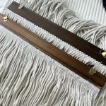 Large Macrame Wall Hanging Tapestry with Wooden Stick Hand-Woven Bohemia Tassel Curtain Tapestry Wedding Backgrou Boho Decor - Image 6