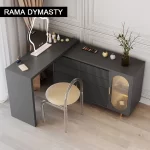 Modern Dresser Bedroom Simple Modern Corner Integrated Dressing Table Small Household Light Luxury Dressing Table - Image 2