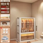 Door Wardrobe Storage Bedroom Organizer Partitions Space Saving Household Simple Closet Clothes Box Vestidores Trendy Furniture - Image 25