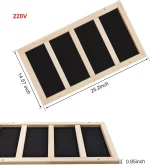 Full Ceramic Infrared Sauna Heater Tube Sauna Accessories Ceramic Sauna Heater Panel - Image 9