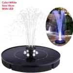 Solar Fountain Led Solar Water Fountain with LED Lights for Outdoor Landscape Garden Decor Floating Pool Fountain Solar Pump - Image 11