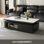 Storage Luxury Coffee Table Modern Living Room Designer Drawers Organizer Moving Side Table Writing Mesa Auxiliar Home Furniture - Image 19