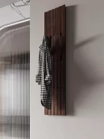 Solid Wood Wall Mounted Coat Racks Clothes Hanging Door Multilayer Coat Racks Hooks Piano Key Clothing Hanger Entrance Bedroom - Image 6