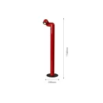 Spanish Space Age floor lamp Designer Replica Red White Water Pipe Standing Lamp For Living Room Sofa Bedroom Room Decoration - Image 7