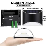 Solar LED Light Outdoor Wall Lamp IP65 Waterproof Solar Powered Sconce Lights for Garden Fence Stair Step Patio Yard Decoration - Image 4