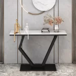 European Luxury Console Table For Hallway Entrance Trendy Glam Console Table Living Room Elegant Mesa Estrecha Home Furniture - Image 7