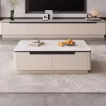 Simple Living Room Coffee Table Decoration Modern Industrial Storage Wood Side Table Simple Aesthetic Meubles Salon Furniture - Image 4
