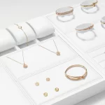 Oirlv Jewelry Display Tray White Ring Earring Display Jewelry Tray Leather Jewelry Trays Bangle Bracelet Necklace Display Trays - Image 6