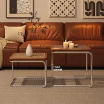Trendy Side Table Design Design Luxury Metal Luxury Coffee Tables Unique Aesthetic Table Basse De Salon Living Room Furniture - Image 4