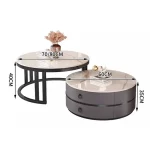 Modern Round Coffee Tables Metal Nordic Glam Minimalist Coffee Tables Simple Decor Mesa Auxiliar Salon Living Room Furniture - Image 6