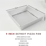 6~10 inch Detroit Style Pizza Pan Deep Dish Pizza Pan, Pizza Pan, Square Baking Pan, Bakeware Kitchenware, Aluminum - Image 27