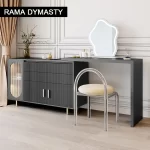 Modern Dresser Bedroom Simple Modern Corner Integrated Dressing Table Small Household Light Luxury Dressing Table - Image 3
