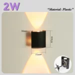 LED Wall Sconce Lamp Indoor Modern Decoration Lamp 85-265V 5W Interior Lighting For Home Stairs Bedside Living Room Wall Light - Image 8