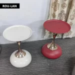 Small Pretty Waist Side Table Sofa Coffee Table Disc Coffee Table Small Side Table Bedside Corner Table