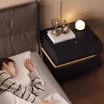 Bedroom Luxury Bedside Table Space Saving Organizer Decor Librero Nightstand Coffee Cabinets Mesitas De Noche Salon Furniture - Image 5