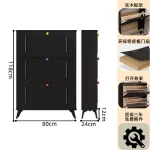 Slim Bedroom Storage Shoe Rack Display Hotel Room Farmhouse Shoe Cabinet Small Office Rangement Chaussures Home Furniture - Image 14