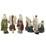 Realistic 11 Piece 18.5cm Figurine Set For Christmas Religious Nativity Scene Home Church Table Decor For Family Holiday Gift - Image 6