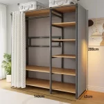Modern Wardrobes Organizer Closet Storage Bedroom Coat Rack Floor Corner Household Metal Hanger Hat Rack Shelf Home Furniture - Image 25