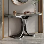 Elegant Vertical Living Room Table Metal Design Entry Premium Hotel Table Nordic Hall Wohnzimmer Tische Luxury Furniture - Image 2