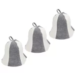 3 pcs Felt Sauna Hats Thick Sauna Hats Protective Sauna Hats Comfortable Sauna Caps - Image 7