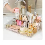 Makeup Organizer Office Organizer Box Cosmetic Plastic Storage Box Desk Bathroom Cosmetic Storage Case Cosmetic Storage Rack - Image 4