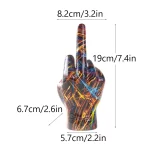 Graffiti Middle Finger Figurines Pop Street Art Statue Desktop Living Room Home Decoration Accessories Mantel Bookshelf Interior - Image 8