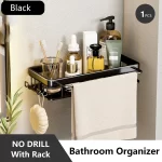 Bathroom Storage Rack Stainless Steel Anti Rust Storage Shower Rack Suction Cup Storage Rack Household Storage Appliances - Image 17