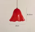 Bauhaus Medieval stained glass Petals Art Creative LED Home Ceiling Lights Lustre Lamps for Living Room Decoration Chandeliers - Image 16