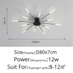 Minimalist Designer LED Ceiling Lamps Suspension Ceiling Lights for Living Room Bedroom Home Decor Indoor Lighting Decoration - Image 17