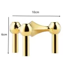 Metal Molecular Structure Candle Holder Nordic Silver Candlestick Centerpiece Living Room Decoration Gift Home Decore Candelabra - Image 7