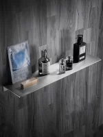 304 Stainless Steel Bathroom Storage Rack 20/30/40/50CM Brushed Chrome Shower Rack Corner Rack Multifunctional Bathroom Hardware - Image 2
