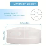 360° Rotating Desk Organizer With 7 Removable Bins – Multi- Pen Holder Stationery Organizers Accessories Office School Supplies - Image 3