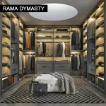 Modern Closet Customized Showroom Closet Showroom Storage Cabinet Home Wardrobe Shopping Mall Display Cabinet - Image 2