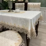 Tablecloth Rectangle Luxury Embroidery Lace Round Table Cover Flower Elegant Table JuppeTable Dining Cloth Table Flag Towels - Image 15