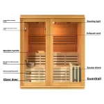 Sauna Room Household Sweating Steam Room Beauty Salon Commercial Volcanic Stone Sauna Furnace - Image 2