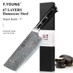 F.YOUNG Professional Kitchen Knives Damascus Steel Japanese Chef Knife Slicer Sashimi Utility Fruit Cooking Kitchenware Utensils - Image 11