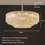 Crystal Rectangle Big Ceiling Lights LED Ceiling Chandelier Living Room Led Lamparas Para Techo Lighting for Lustre Home Decor - Image 9