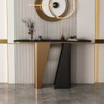 European Luxury Console Table Modern Aesthetic Elegant Trendy Console Table For Hallway Entrance Woonkamer Tafel Furniture
