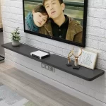 Wooden Modern Tv Stands Living Room Wall For Suspended Tv Stands Bedroom Minimalist Mounted Mobili Per La Casa Home Furniture - Image 4