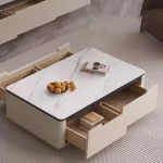Simple Living Room Coffee Table Decoration Modern Industrial Storage Wood Side Table Simple Aesthetic Meubles Salon Furniture - Image 6