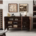 Space Saving Storage Box Door Cabinet Decorative Outdoor Wooden Shoe Cabinet Organizers Storage Locker Living Room Furniture - Image 5