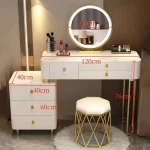 Beauty Modern Vanity Table Storage Simple Nordic Classic Vanity Table Elegant Makeup Luxury Schminktisch Bedroom Furniture - Image 2