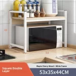Kitchen Storage Rack Countertop Spice Oven Microwave Shelf Desktop Organizer Accessories European Style 3 Layers No Drilling - Image 10